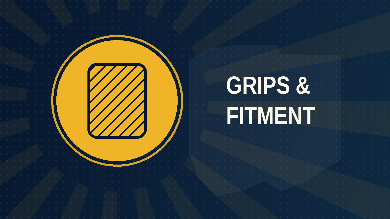 Grips and fitment badge icon
