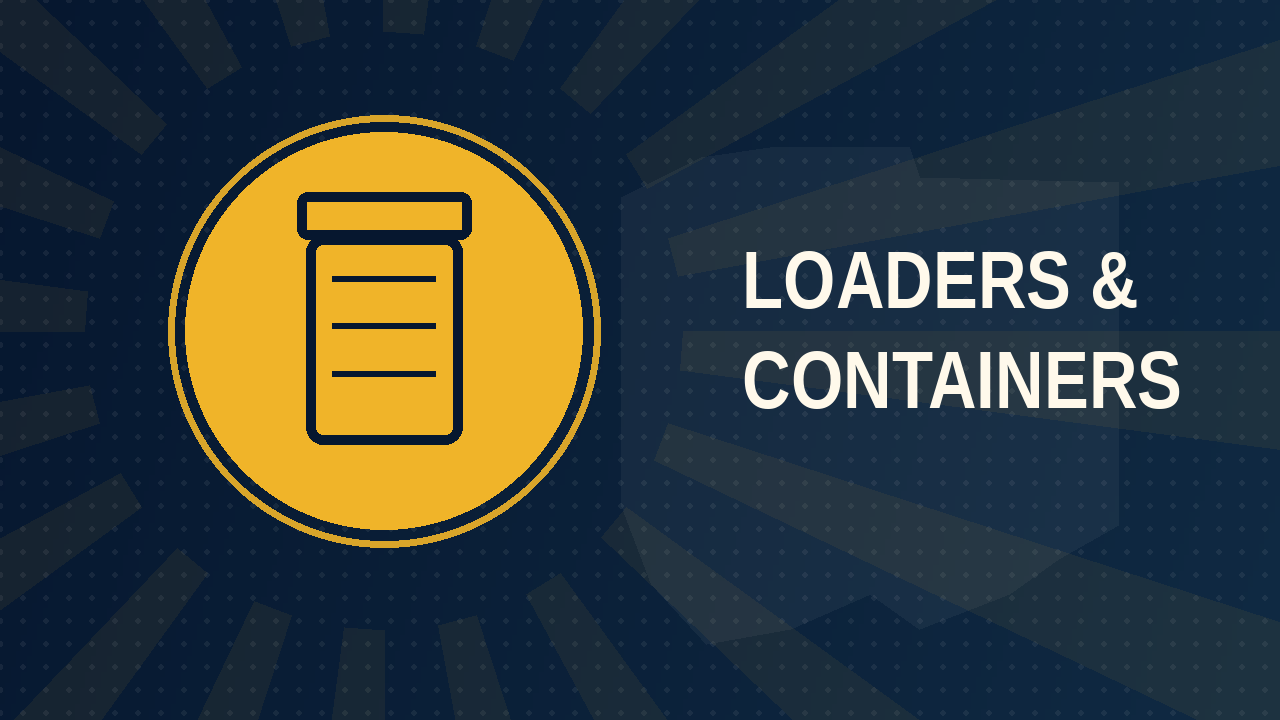 Loaders and containers badge icon